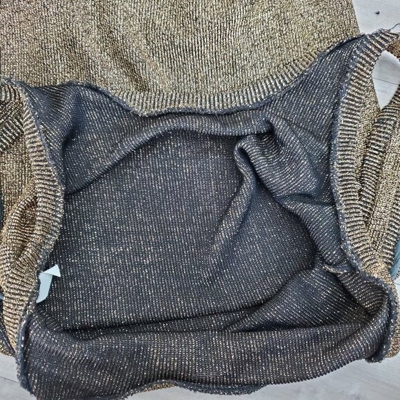 Vintage 70s Gold Sweater Dress - Picture 9 of 9